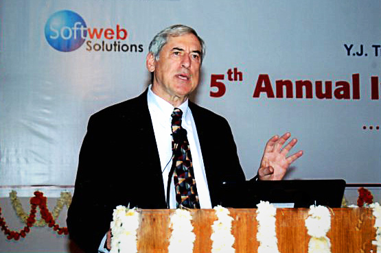 Abe Hershkovitz at the IP Summit in Ahmedabad, India